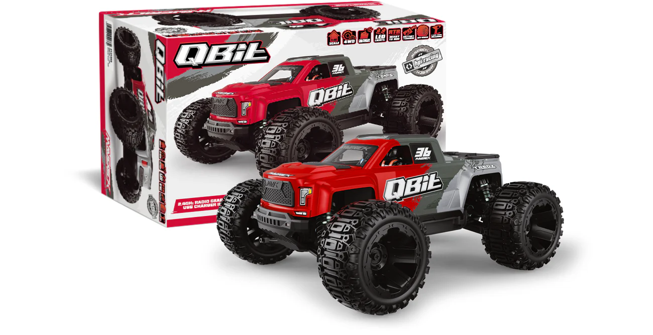 Maverick QBIT Monster truck 1/16 version charbon 151003 - Image 2