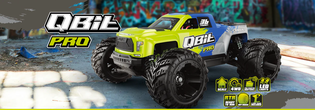 Maverick 151002 QBIT Monster truck 1/16 version brushless PRO 80km/h - Image 6