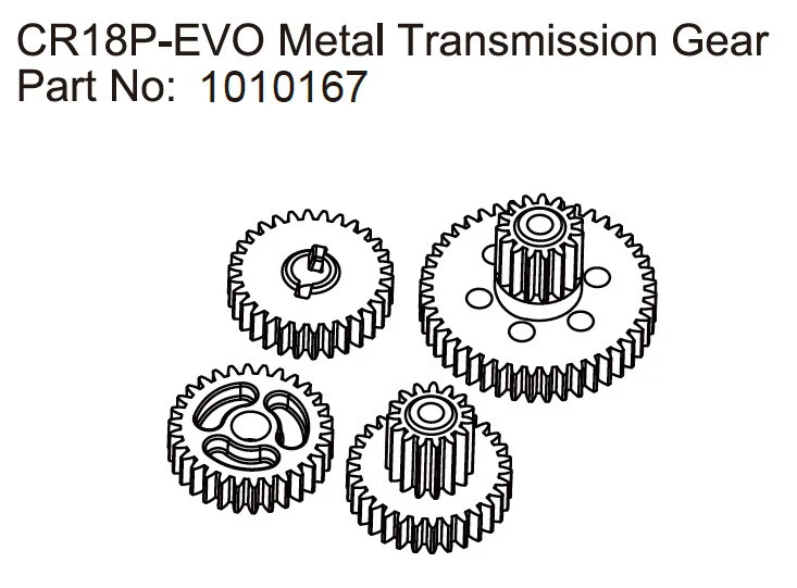 Metal Transmission Gears - EVO 1:18