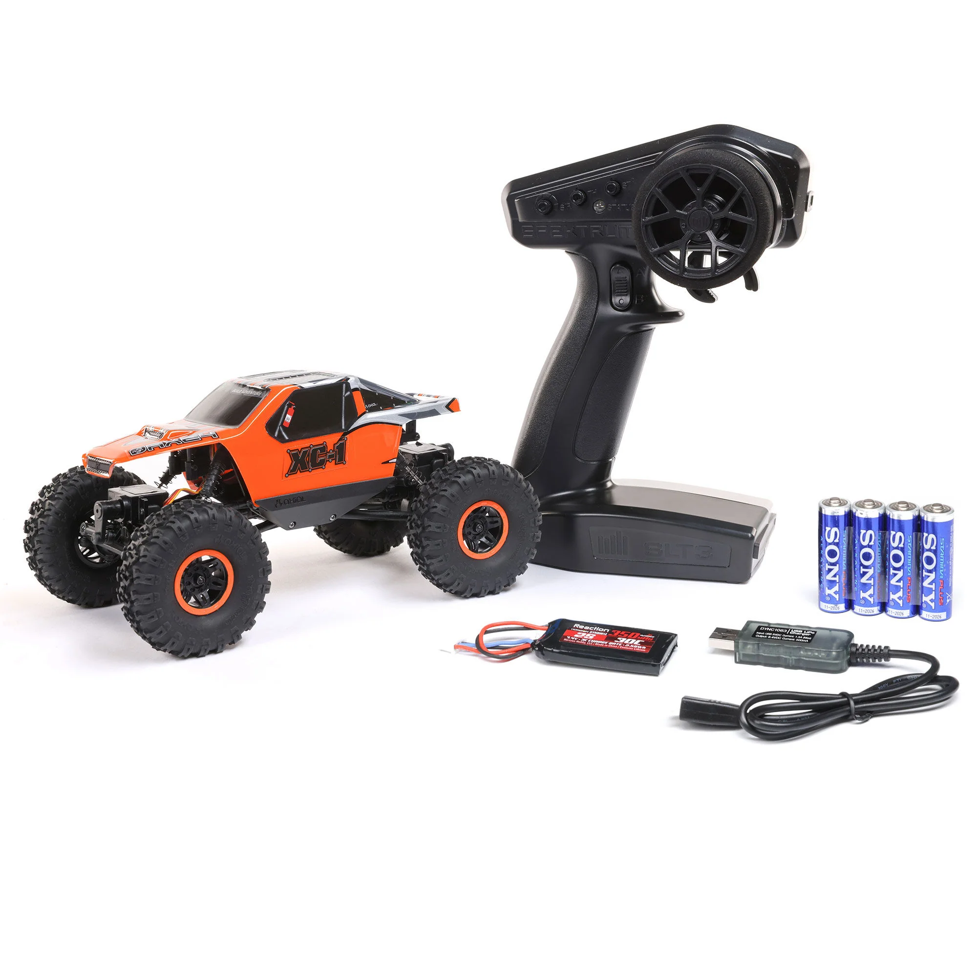 Mini rock crawler tout-terrain 4x4 AX24 XC-1 4WS RTR 1/24 orange - AXI00003T2 - Image 15