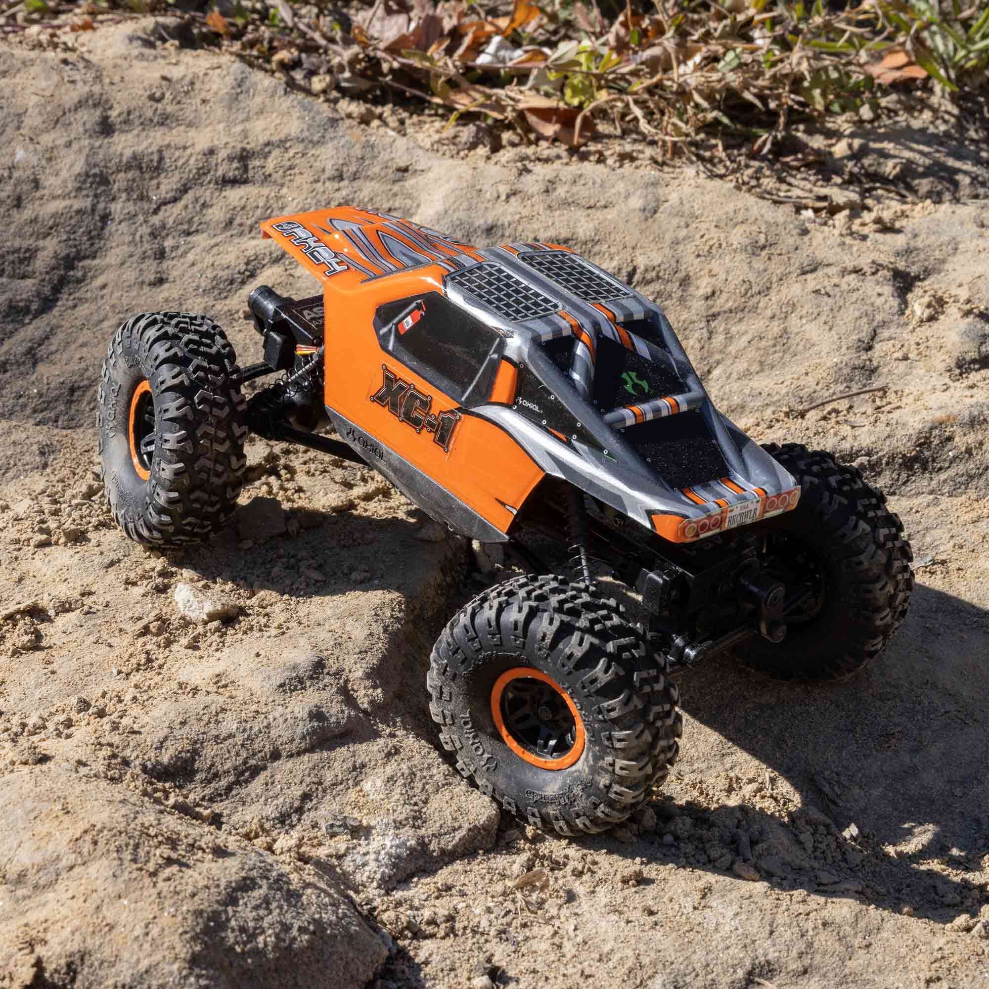 Mini rock crawler tout-terrain 4x4 AX24 XC-1 4WS RTR 1/24 orange - AXI00003T2 - Image 7