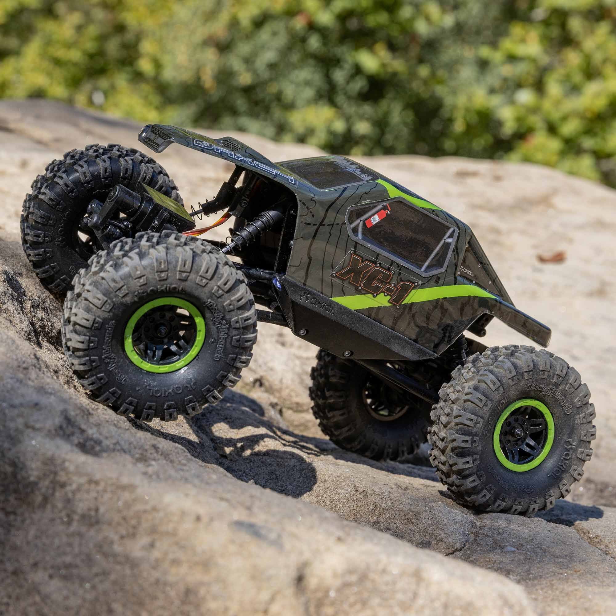 Mini rock crawler tout-terrain 4x4 AX24 XC-1 4WS RTR 1/24 vert - AXI00003T1 - Image 3
