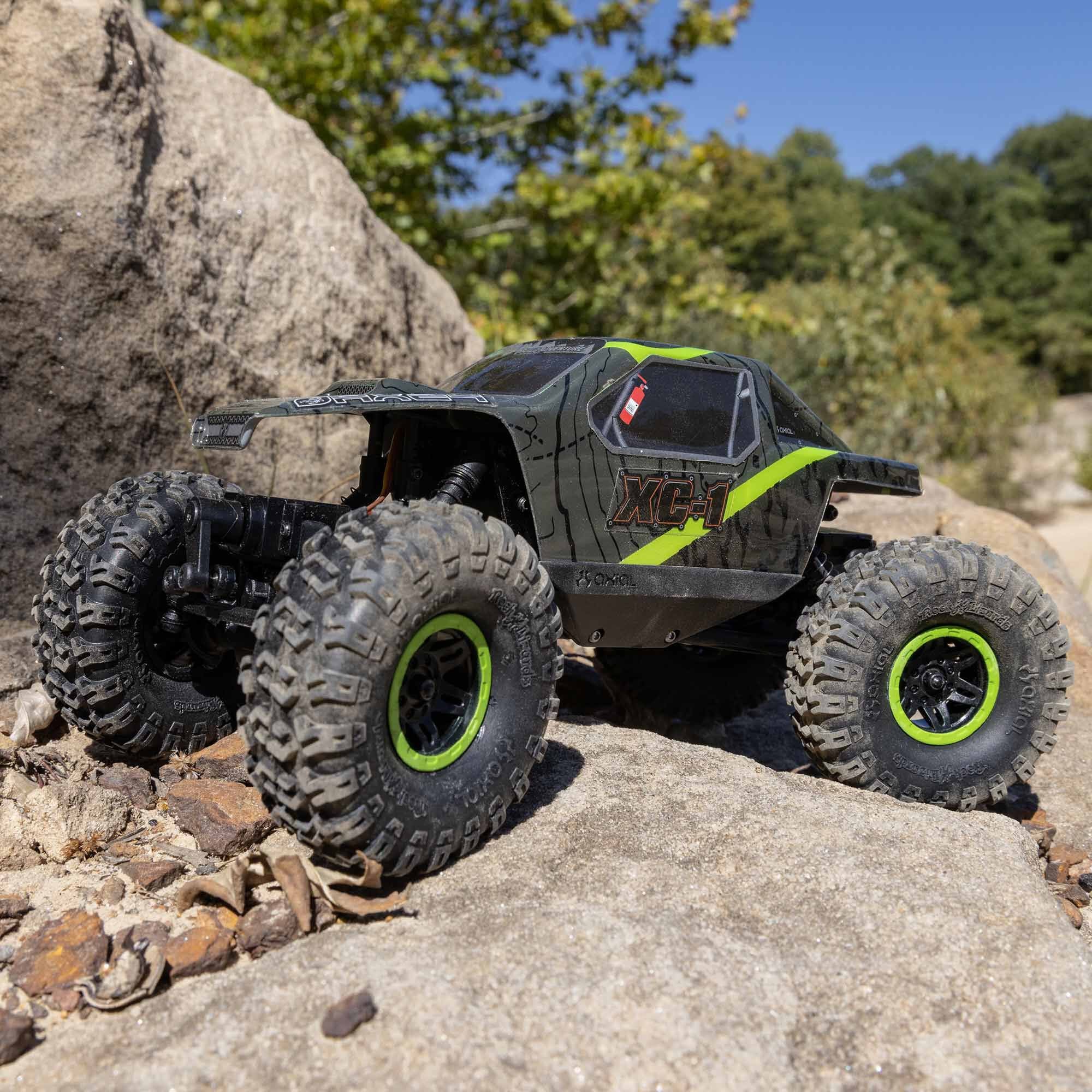 Mini rock crawler tout-terrain 4x4 AX24 XC-1 4WS RTR 1/24 vert - AXI00003T1 - Image 7