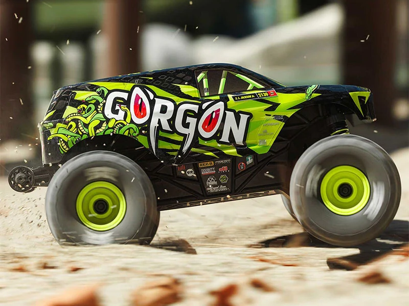 Arrma Monster Truck Gorgon GROM charbon 4X4 RTR 1/16 jaune - ARA2130T1 - Image 13