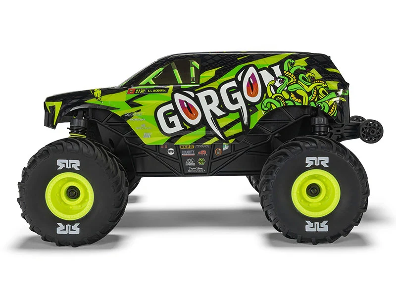 Arrma Monster Truck Gorgon GROM charbon 4X4 RTR 1/16 jaune - ARA2130T1 - Image 3