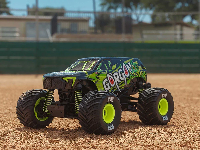 Arrma Monster Truck Gorgon GROM charbon 4X4 RTR 1/16 jaune - ARA2130T1 - Image 9