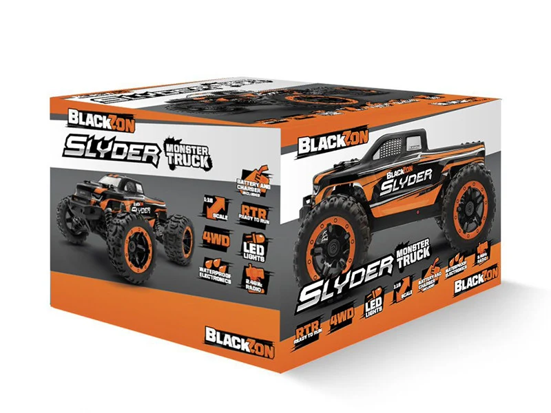 Monster Truck télécommandé 4WD Blackzon Slyder 1/16 RTR - 540099 - Image 8