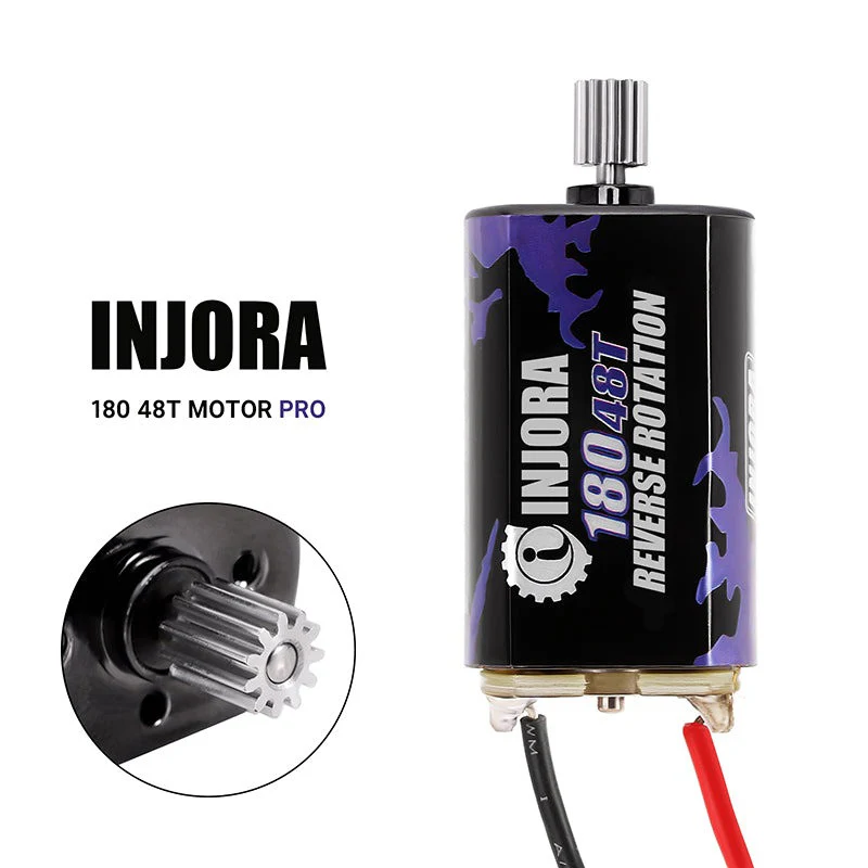 Moteur à charbon INJORA 180 48T avec pignon en acier pour HPI Venture 18 - INM20-48T - Image 5