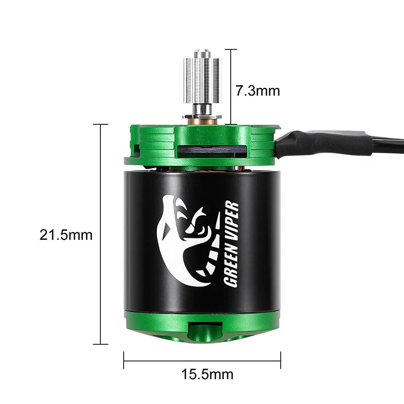 Moteur brushless Injora Green Viper 1621 pour 1/30 Axial SCX30 - Image 3