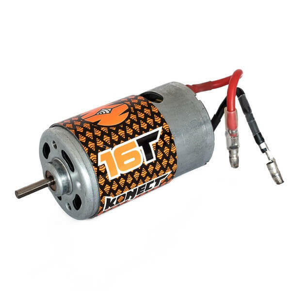 Moteur charbon Type 550 16T pour Monster, Truggy, M550-16T Axe 3,175mm