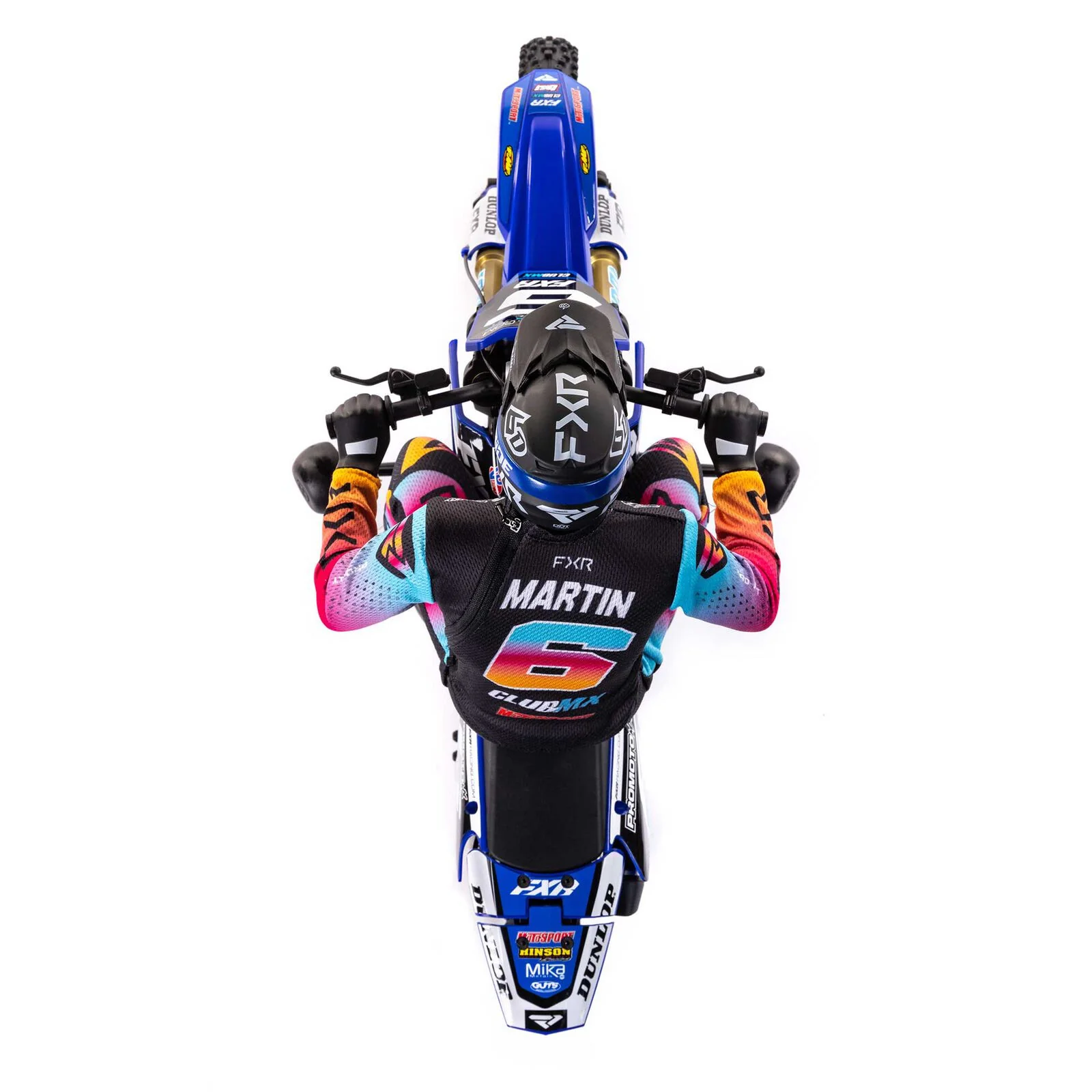 Moto RC Losi 1/4 Promoto-MX Motorrad RTR, Club MX LOS06000T2 bleu - Image 8