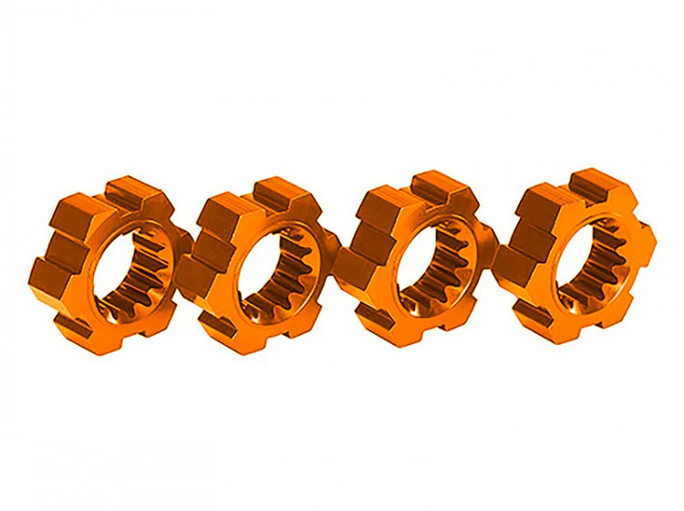 Moyeux de Roue Alu (4) Traxxas 7756-ORNG