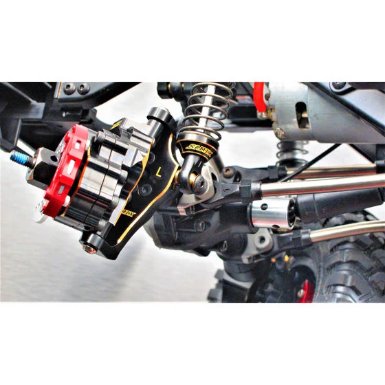 Option TRX4 SAMIX - 2 supports de moyeu en laiton pour Traxxas TRX-4 - Image 3