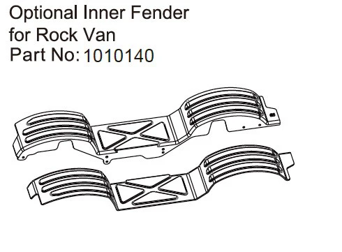 Optional Inner Fender Rock Van