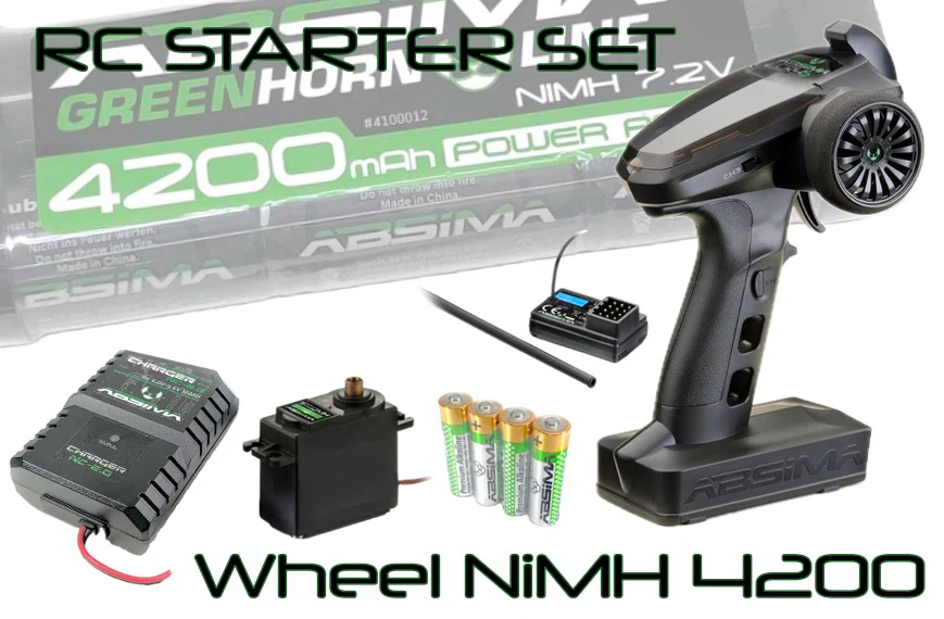 Pack de démarrage RC "NiMH 4200"