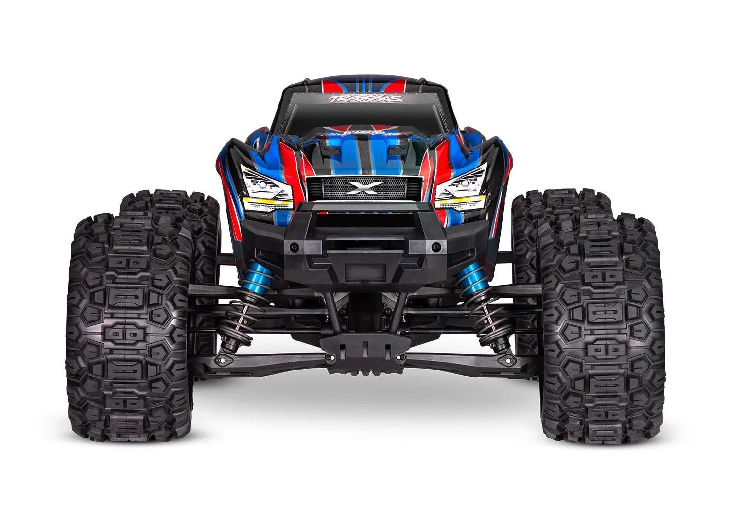 Pack Traxxas XMaxx 4x4 8S Belted bleu RTR 1/6 brushless 77096-4 - Image 2