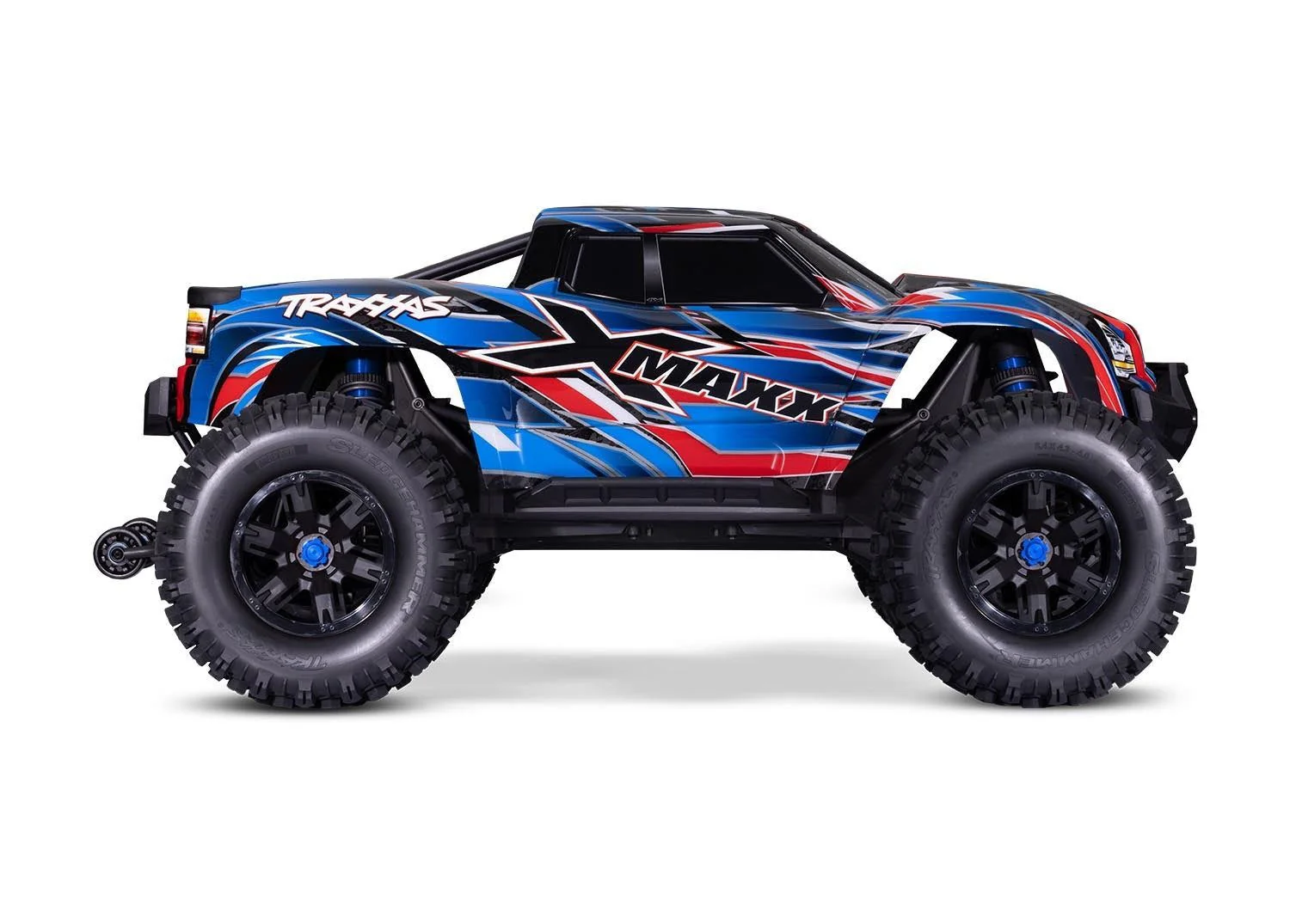 Pack Traxxas XMaxx 4x4 8S Belted bleu RTR 1/6 brushless 77096-4 - Image 3