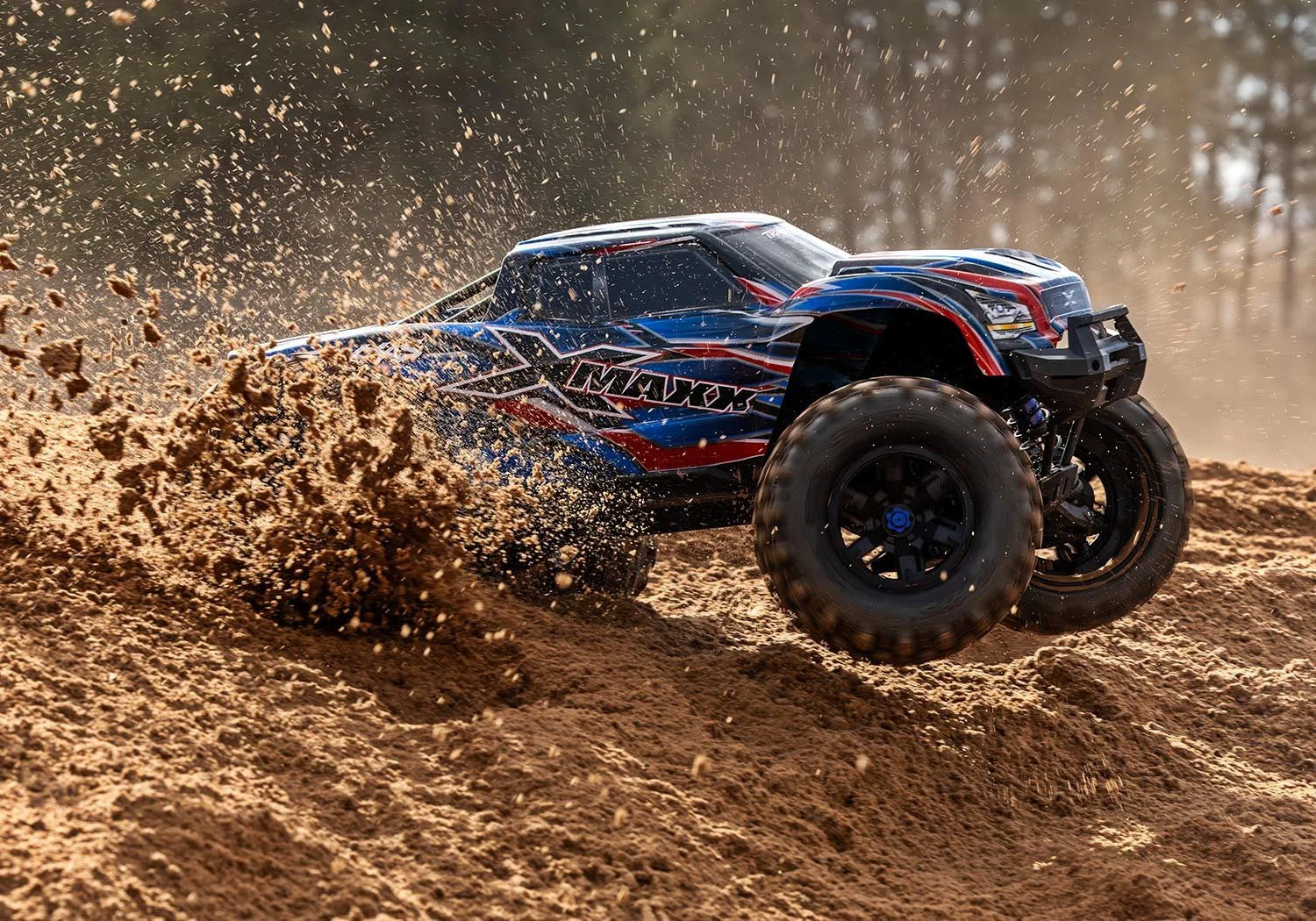 Pack Traxxas XMaxx 4x4 8S Belted bleu RTR 1/6 brushless 77096-4 - Image 7
