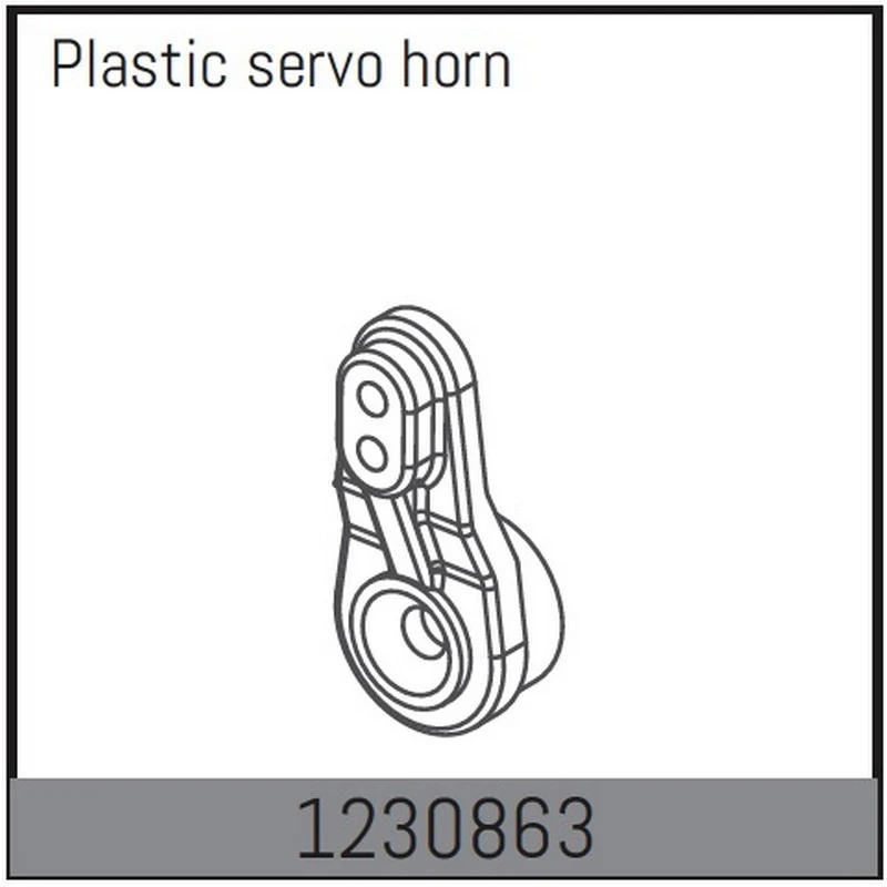 Palonnier de servo plastique pour Absima Desert Rock Racer ADB1.4 - 1230863