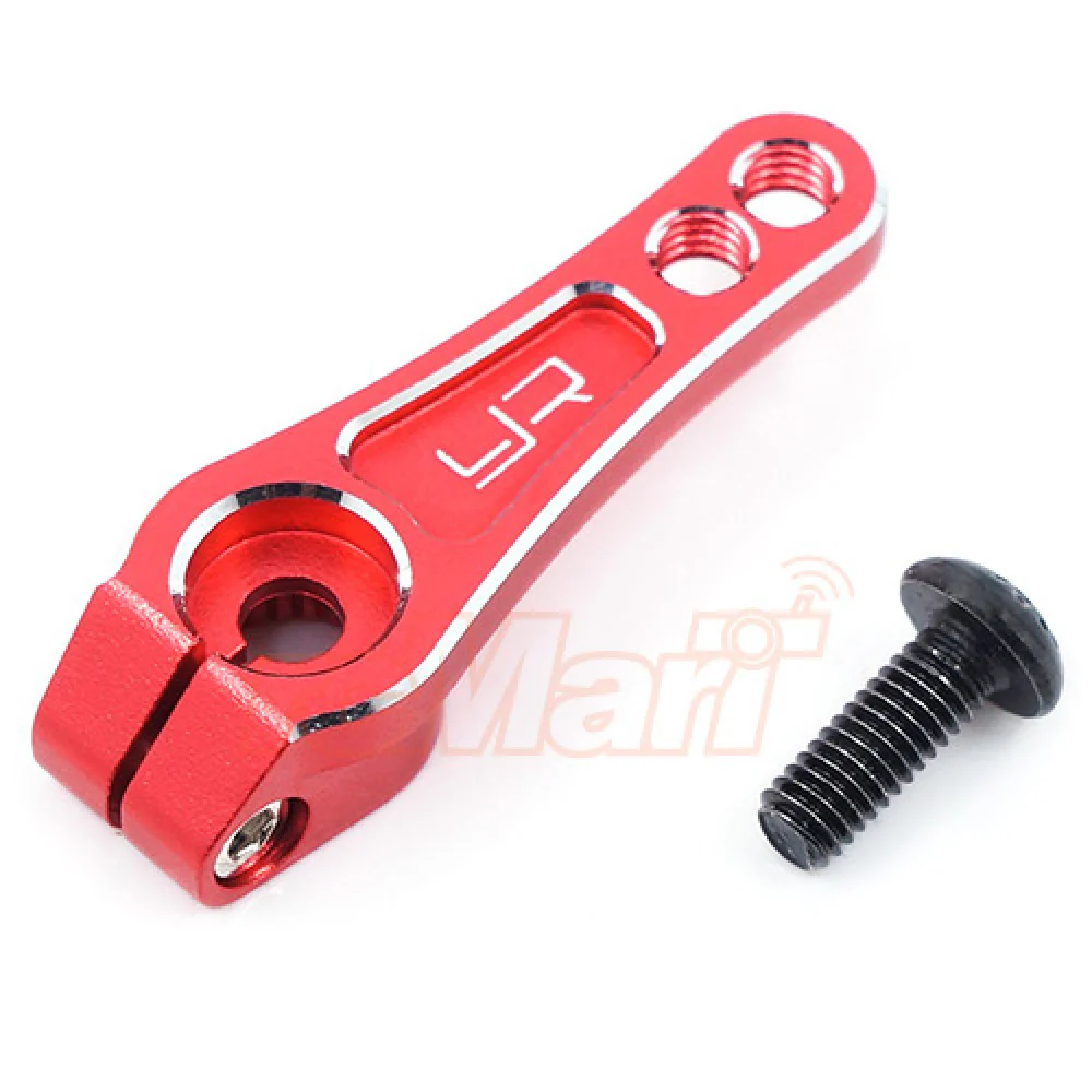 Palonnier servo 25T alu rouge pour Futaba / Savox / Power HD