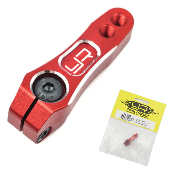 Palonnier servo double en aluminium 23T rouge - Image 3