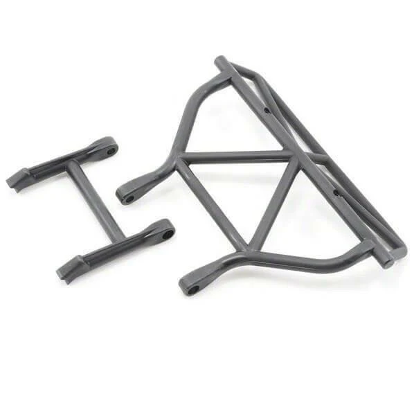 Pare-choc arriere noir + support de pare-choc - Traxxas 5836
