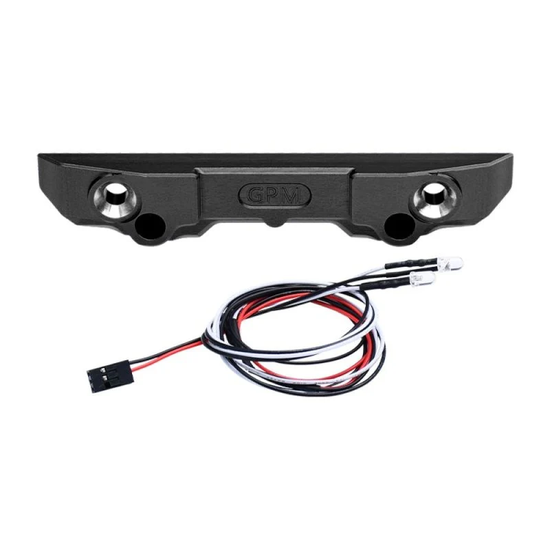 Pare-chocs arrière en aluminium noir avec LED GPM TRX MiniMaxx - GPMTXMM330RBK