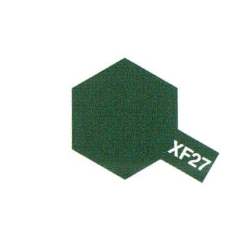 Peinture Acrylique Maquette XF27 Vert Noir mat - Tamiya 81727 -