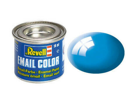 Peinture Bleu ciel brillant - Revell 32150 - RAL 5012 (N°50)