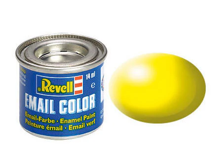 Peinture Jaune fluo satiné - Revell 32312 - RAL 1026 (N°312)