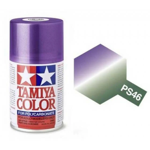 Peinture Lexan PS46 Violet / Vert - Tamiya 86046