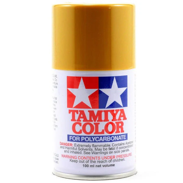 Peinture Lexan PS56 jaune moutarde - Tamiya 86056