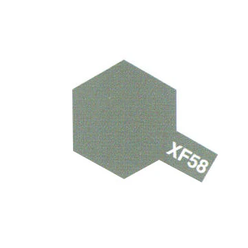 Peinture maquette XF58 vert olive foncé mat - 81758