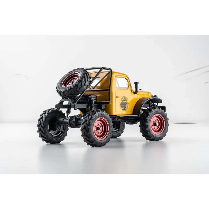 Petit crawler FMS 1/24 Power wagon V2 FCX24 jaune Prêt à rouler 12401 - Image 4