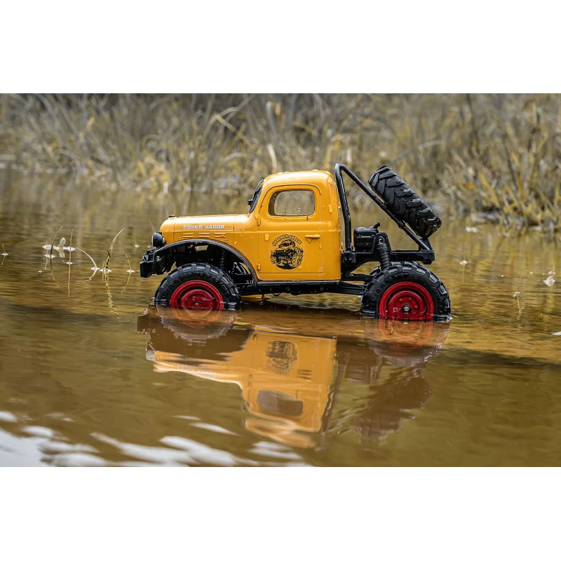 Petit crawler FMS 1/24 Power wagon V2 FCX24 jaune Prêt à rouler 12401 - Image 7