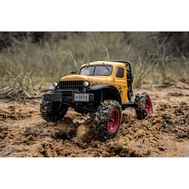 Petit crawler FMS 1/24 Power wagon V2 FCX24 jaune Prêt à rouler 12401 - Image 8