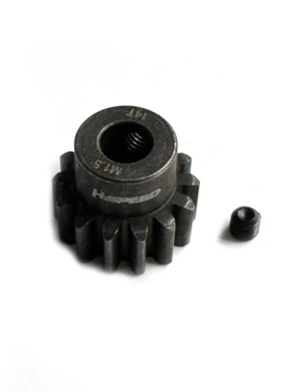 Pignon acier 14 dents M1,5 alésage 8mm