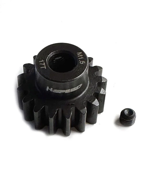 Pignon acier 17 dents M1,5 alésage 8mm