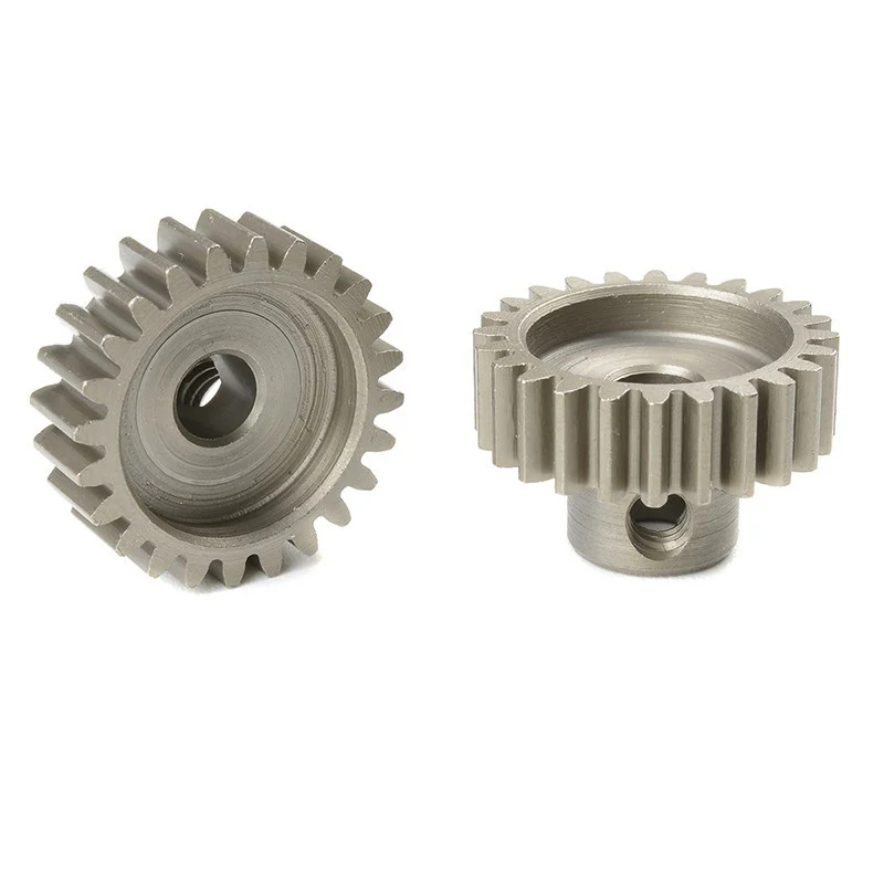 Pignon moteur 32DP - Court - Acier trempé - 24 dents- Axe 5mm - 1pc - Corally - C-72524