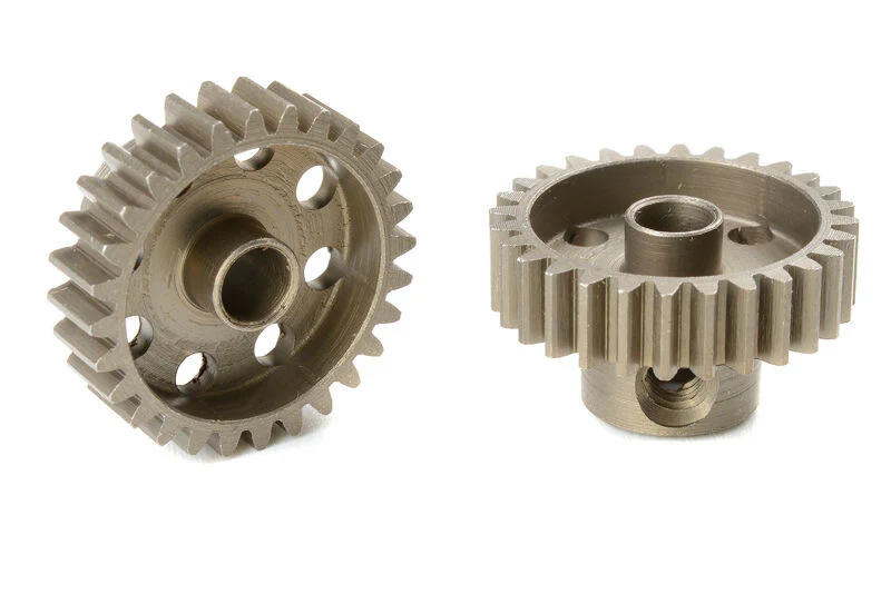 Pignon moteur 48 DP - Court - Acier trempé - 28 dents - 3,17 mm
