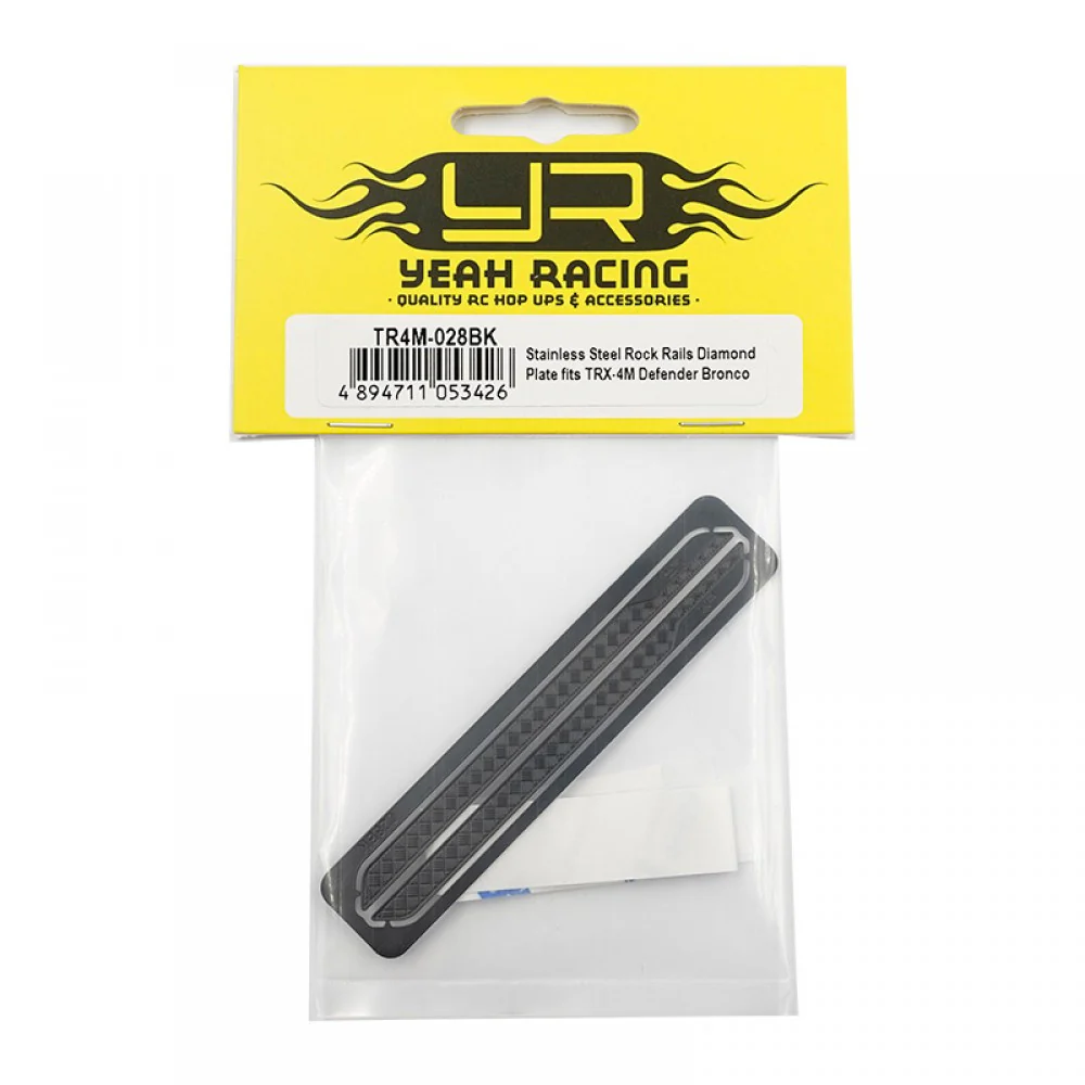 Plaque diamantée pour rails de roche en acier inoxydable pour TRX-4M Defender Bronco Yeah Racing - Image 4
