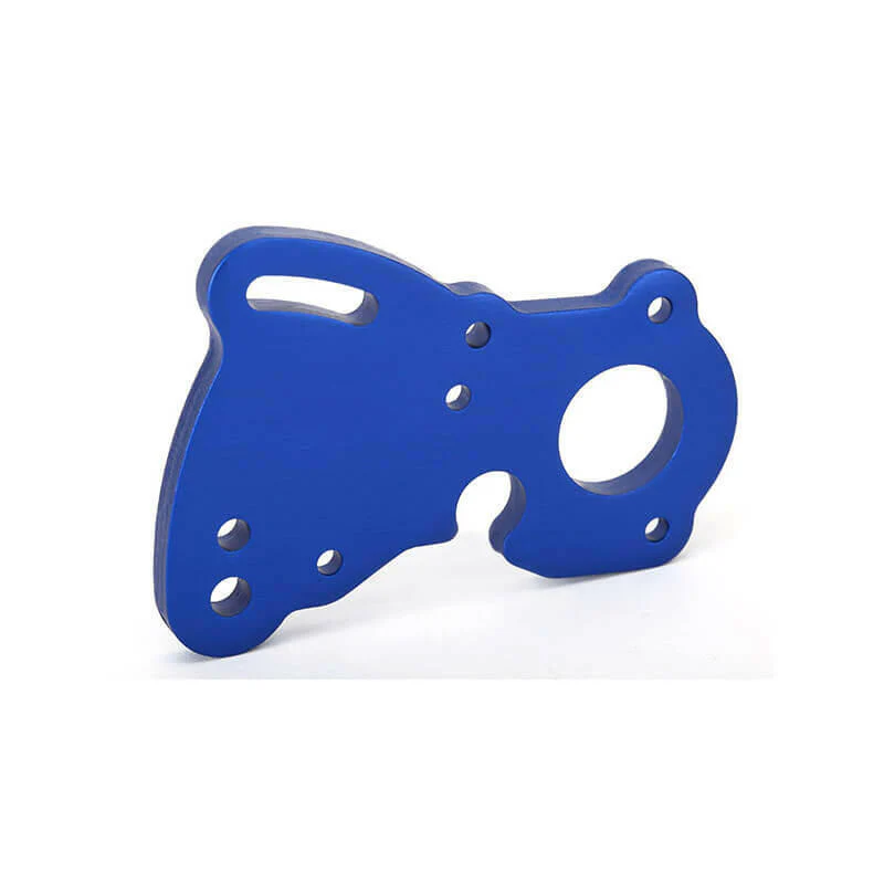 Plaque support moteur Alu bleu - Traxxas 8690
