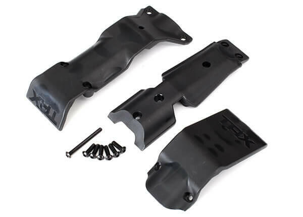 Plaques de protection avant et arrière (pour réf : 8629 et 8630) (2) - Traxxas 8637