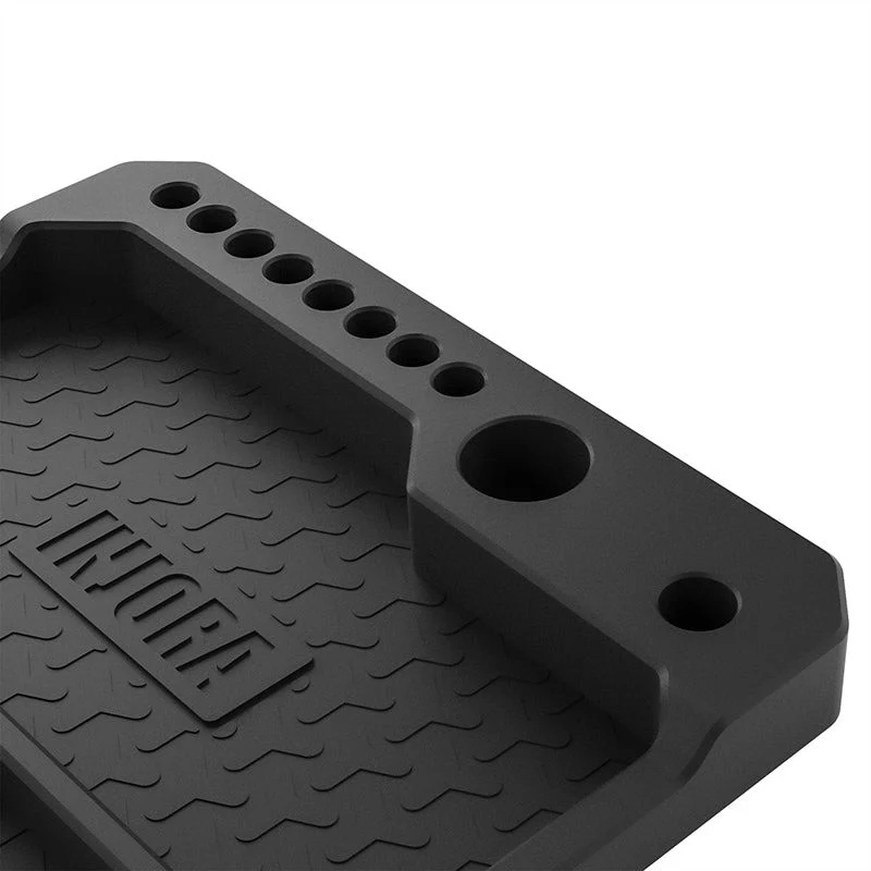 Plateau de pièces en silicone INJORA avec support à outils (160 x 160 mm) - TOOL-66 - Image 3