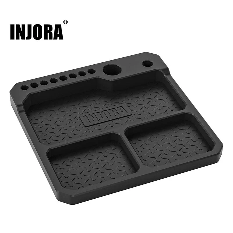 Plateau de pièces en silicone INJORA avec support à outils (160 x 160 mm) - TOOL-66 - Image 8