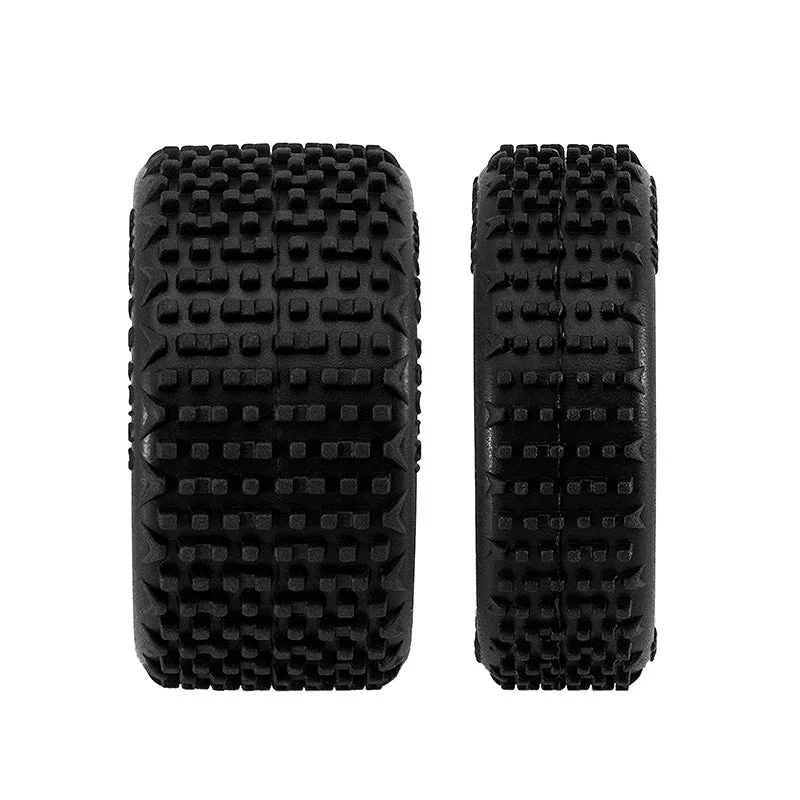 Pneus et roues pré-montés jaune INJORA pour buggy Losi Micro-B 1/24 - MBT01-YE - Image 4
