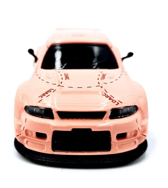 Pocket Racer Skyline rose avec télécommande 1/64 - PR-X3-pi - Image 3