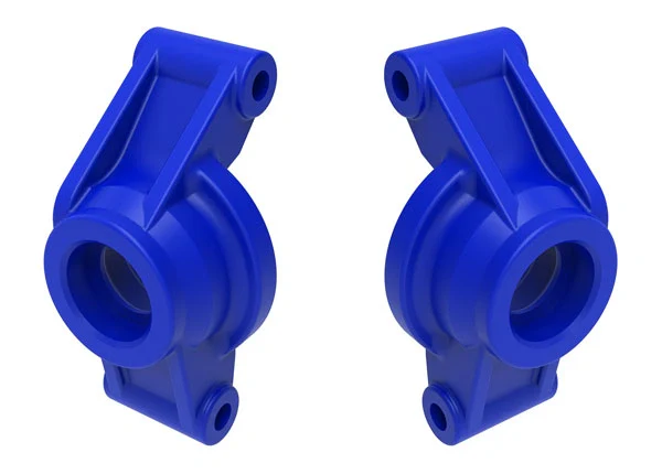 Porte-fusées d'essieu bleu (paire) Mini Maxx - Traxxas 10752-BLUE
