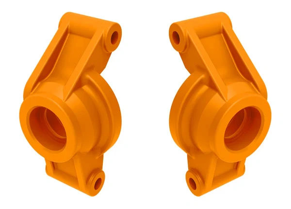 Porte-fusées d'essieu orange (paire) Mini Maxx - Traxxas 10752-ORNG
