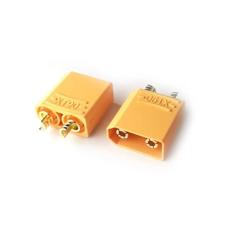 Prise à souder XT90 - Mâle ( 2 pièces )